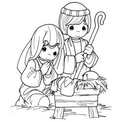 Dibujo para colorear: Belén (Fiestas y Celebraciones) #215963 - Dibujos para Colorear e Imprimir Gratis