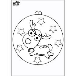 Dibujo para colorear: Bola de Navidad (Fiestas y Celebraciones) #176209 - Dibujos para Colorear e Imprimir Gratis