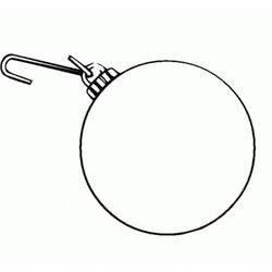 Dibujo para colorear: Bola de Navidad (Fiestas y Celebraciones) #176216 - Dibujos para Colorear e Imprimir Gratis