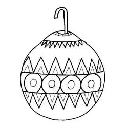 Dibujo para colorear: Bola de Navidad (Fiestas y Celebraciones) #176219 - Dibujos para Colorear e Imprimir Gratis