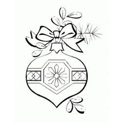 Dibujo para colorear: Bola de Navidad (Fiestas y Celebraciones) #176220 - Dibujos para Colorear e Imprimir Gratis