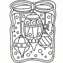 Dibujo para colorear: Bola de Navidad (Fiestas y Celebraciones) #176223 - Dibujos para Colorear e Imprimir Gratis