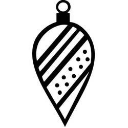 Dibujos para colorear: Bola de Navidad - Dibujos para Colorear e Imprimir Gratis