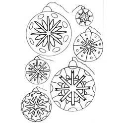 Dibujo para colorear: Bola de Navidad (Fiestas y Celebraciones) #176225 - Dibujos para Colorear e Imprimir Gratis
