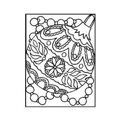 Dibujo para colorear: Bola de Navidad (Fiestas y Celebraciones) #176236 - Dibujos para Colorear e Imprimir Gratis