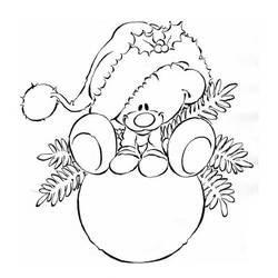 Dibujo para colorear: Bola de Navidad (Fiestas y Celebraciones) #176240 - Dibujos para Colorear e Imprimir Gratis