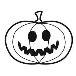 Dibujo para colorear: Calabaza de Halloween (Fiestas y Celebraciones) #190736 - Dibujos para Colorear e Imprimir Gratis