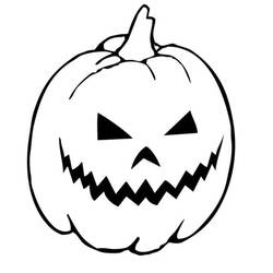 Dibujo para colorear: Calabaza de Halloween (Fiestas y Celebraciones) #190739 - Dibujos para Colorear e Imprimir Gratis