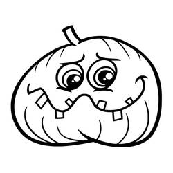 Dibujo para colorear: Calabaza de Halloween (Fiestas y Celebraciones) #190743 - Dibujos para Colorear e Imprimir Gratis