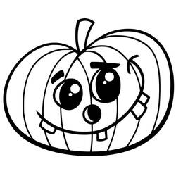 Dibujo para colorear: Calabaza de Halloween (Fiestas y Celebraciones) #190744 - Dibujos para Colorear e Imprimir Gratis