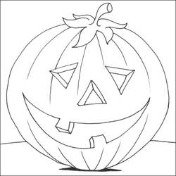 Dibujo para colorear: Calabaza de Halloween (Fiestas y Celebraciones) #190754 - Dibujos para Colorear e Imprimir Gratis