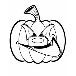 Dibujo para colorear: Calabaza de Halloween (Fiestas y Celebraciones) #190766 - Dibujos para Colorear e Imprimir Gratis
