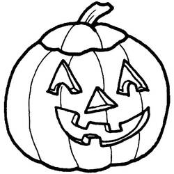 Dibujo para colorear: Calabaza de Halloween (Fiestas y Celebraciones) #190773 - Dibujos para Colorear e Imprimir Gratis