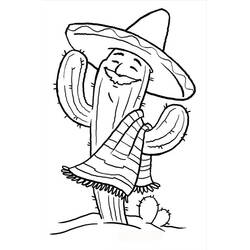 Dibujos para colorear: Cinco de Mayo - Dibujos para Colorear e Imprimir Gratis