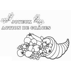 Dibujo para colorear: Día de Acción de Gracias (Fiestas y Celebraciones) #193391 - Dibujos para Colorear e Imprimir Gratis