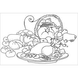 Dibujo para colorear: Día de Acción de Gracias (Fiestas y Celebraciones) #193394 - Dibujos para Colorear e Imprimir Gratis