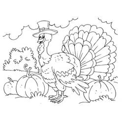 Dibujo para colorear: Día de Acción de Gracias (Fiestas y Celebraciones) #193396 - Dibujos para Colorear e Imprimir Gratis