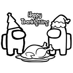 Dibujo para colorear: Día de Acción de Gracias (Fiestas y Celebraciones) #193408 - Dibujos para Colorear e Imprimir Gratis