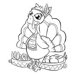 Dibujo para colorear: Día de Acción de Gracias (Fiestas y Celebraciones) #193414 - Dibujos para Colorear e Imprimir Gratis