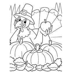 Dibujos para colorear: Día de Acción de Gracias - Dibujos para Colorear e Imprimir Gratis