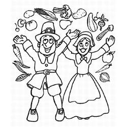 Dibujo para colorear: Día de Acción de Gracias (Fiestas y Celebraciones) #193420 - Dibujos para Colorear e Imprimir Gratis