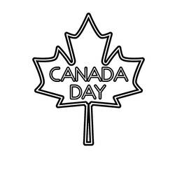 Dibujo para colorear: Día de Canadá - 1 de Julio (Fiestas y Celebraciones) #193571 - Dibujos para Colorear e Imprimir Gratis