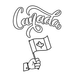 Dibujo para colorear: Día de Canadá - 1 de Julio (Fiestas y Celebraciones) #193574 - Dibujos para Colorear e Imprimir Gratis