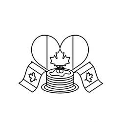 Dibujo para colorear: Día de Canadá - 1 de Julio (Fiestas y Celebraciones) #193575 - Dibujos para Colorear e Imprimir Gratis