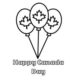 Dibujo para colorear: Día de Canadá - 1 de Julio (Fiestas y Celebraciones) #193581 - Dibujos para Colorear e Imprimir Gratis
