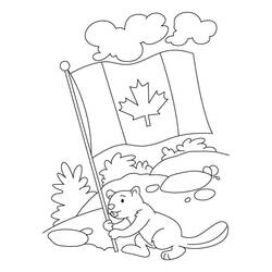 Dibujo para colorear: Día de Canadá - 1 de Julio (Fiestas y Celebraciones) #193584 - Dibujos para Colorear e Imprimir Gratis