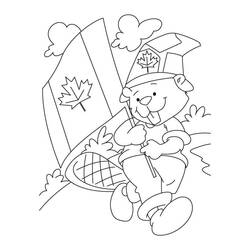 Dibujo para colorear: Día de Canadá - 1 de Julio (Fiestas y Celebraciones) #193586 - Dibujos para Colorear e Imprimir Gratis
