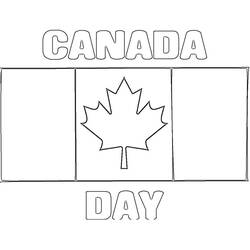 Dibujo para colorear: Día de Canadá - 1 de Julio (Fiestas y Celebraciones) #193598 - Dibujos para Colorear e Imprimir Gratis
