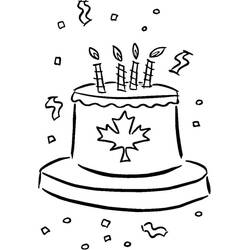 Dibujo para colorear: Día de Canadá - 1 de Julio (Fiestas y Celebraciones) #193600 - Dibujos para Colorear e Imprimir Gratis