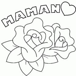 Dibujo para colorear: Día de la Madre (Fiestas y Celebraciones) #129890 - Dibujos para Colorear e Imprimir Gratis
