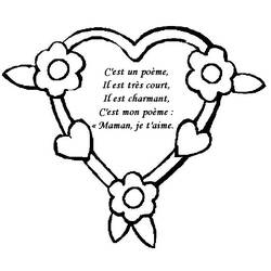 Dibujo para colorear: Día de la Madre (Fiestas y Celebraciones) #129956 - Dibujos para Colorear e Imprimir Gratis