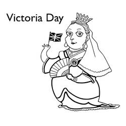Dibujo para colorear: Día de la Reina Victoria - 22 de Mayo (Fiestas y Celebraciones) #193614 - Dibujos para Colorear e Imprimir Gratis