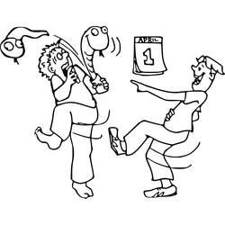 Dibujo para colorear: Día de los Inocentes (Fiestas y Celebraciones) #211242 - Dibujos para Colorear e Imprimir Gratis