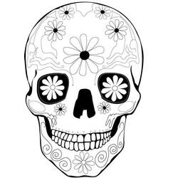 Dibujo para colorear: Día de los Muertos (Fiestas y Celebraciones) #60121 - Dibujos para Colorear e Imprimir Gratis
