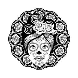 Dibujo para colorear: Día de los Muertos (Fiestas y Celebraciones) #60122 - Dibujos para Colorear e Imprimir Gratis