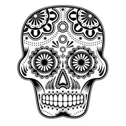 Dibujo para colorear: Día de los Muertos (Fiestas y Celebraciones) #60124 - Dibujos para Colorear e Imprimir Gratis