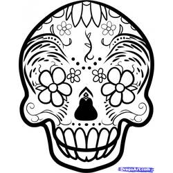 Dibujo para colorear: Día de los Muertos (Fiestas y Celebraciones) #60147 - Dibujos para Colorear e Imprimir Gratis