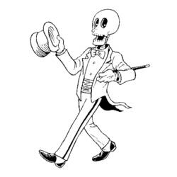 Dibujo para colorear: Día de los Muertos (Fiestas y Celebraciones) #60177 - Dibujos para Colorear e Imprimir Gratis