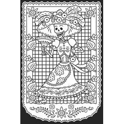Dibujo para colorear: Día de los Muertos (Fiestas y Celebraciones) #60178 - Dibujos para Colorear e Imprimir Gratis