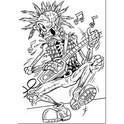 Dibujo para colorear: Día de los Muertos (Fiestas y Celebraciones) #60233 - Dibujos para Colorear e Imprimir Gratis
