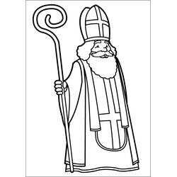 Dibujo para colorear: Día de San Nicolás (Fiestas y Celebraciones) #59114 - Dibujos para Colorear e Imprimir Gratis