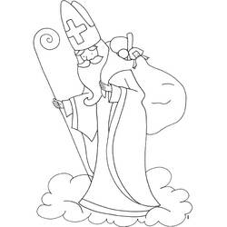 Dibujo para colorear: Día de San Nicolás (Fiestas y Celebraciones) #59145 - Dibujos para Colorear e Imprimir Gratis