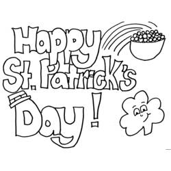 Dibujos para colorear: Día de San Patricio - Dibujos para Colorear e Imprimir Gratis