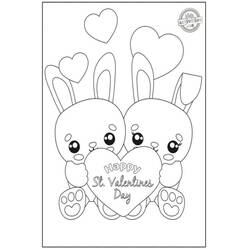 Dibujo Día de San Valentín (Fiestas y Celebraciones) #177820 para imprimir y colorear