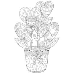 Dibujo Día de San Valentín (Fiestas y Celebraciones) #177860 para imprimir y colorear