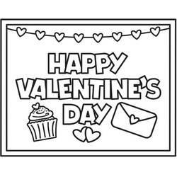 Dibujo Día de San Valentín (Fiestas y Celebraciones) #177865 para imprimir y colorear